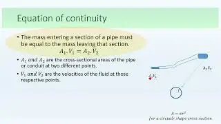 Equation of continuity