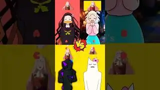 Toca Toca Animation Collage (Fly Project) Nezuko - Wednesday - Roblox Doors - Garten of Banban | P4