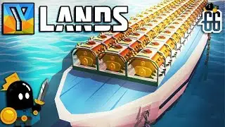 Ylands - MEGA FAST 51 ENGINE BEAST OF A SHIP! LOOKING AT ENGINES!