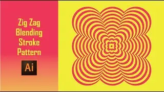Op Art Logo Design In Illustrator | Geometric Design | Blending Line Graphic | Illustrator Tutorial