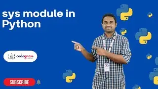 Sys module in Python | Python Tutorials - 2022 | Codegnan