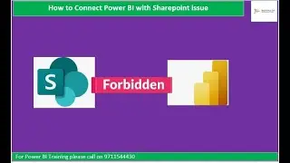 How to Solve the share point forbidden error in power BI 