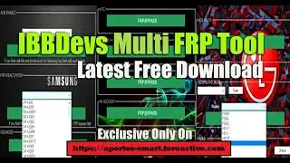FRP TOOL - IBBDEVS CRACK | USER - PASSWORD FREE