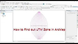 how to find out UTM zone in arcgis