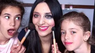 KIDS DO MY MAKEUP CHALLENGE