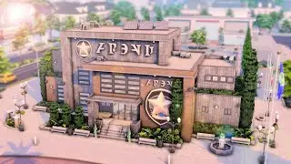 Police Station 🚓⛓ // The Sims 4: Speed Build // No CC