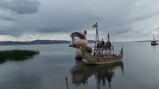 Lanzamiento mundial de la Pelicula Patos (migration) en el Lago Titicaca