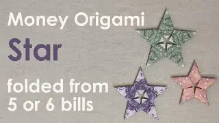 Money Origami Tutorial: Modular Star (Traditional)
