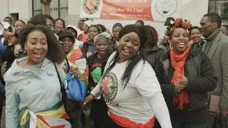 BMPCC Original - Singing Protest  at The  Zimbabwe Embassy in London