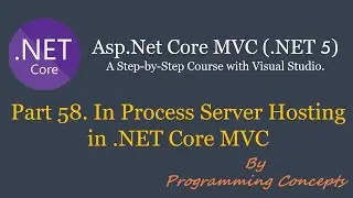 Part 58. In Process Server Hosting in .NET Core MVC  | ASPNETCORE Hosting Models. | ASPNETCOREMVC |