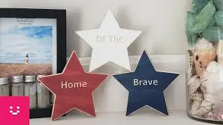 How to CNC Patriotic Stars | Home of the Brave | God Bless America | Land of the Free