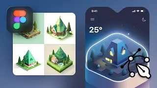 Turn Midjourney Illustration to Vector in Figma