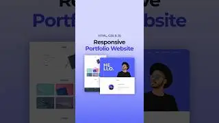 Responsive Portfolio Website HTML CSS JavaScript