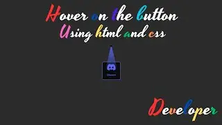Amazing Button Hover Effects for Discord || CSS Animation