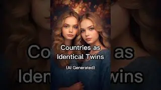 Ai Draws Countries as Identical Twins! 