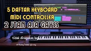 Rekomendasi 5 Midi Controller terbaik 2 jutaan (Arturia, Korg, M-Audio, Novation Launchkey Mini )