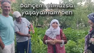 We visited the garden of our grandmother, who said, 