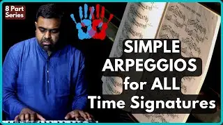 TWO HANDED Melodic Piano Arpeggios using the Andalusian Cadence (Part 2)