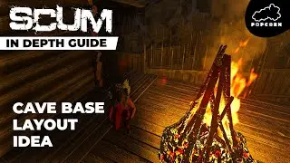 SCUM CAVE BASE BUILD LAYOUT GUIDE (SCUM Game) 