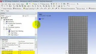 SimCafe: 2D Steady Conduction in ANSYS, Path