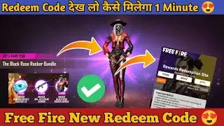 Free Fire Music Video Redeem Code | Free Fire New Redeem Code Toady