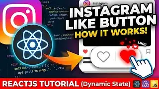 How like button in Instagram works - React JS ?