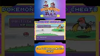 Pokémon Unbound | Generation 6 Wild Pokémon Modifier Cheat #shorts #gba #pokemon #gaming #cheats