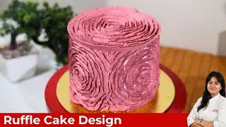 Ruffle cake Design | Whipped Cream design | Cake decoration ideas