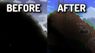 Destroying a Terraria World with Veinminer