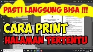 cara print halaman tertentu di word