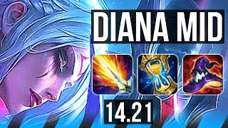 DIANA vs HWEI (MID) | Dominating | KR Diamond | 14.21