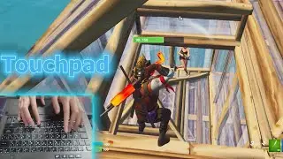Playing Fortnite with a touchpad