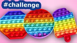 Pop it challenge speed popit satisfying video