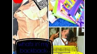 WHATS IN MY BACKPACK -2014-