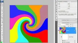 Photoshop Tutorial - Creative Colour Twirl Effect