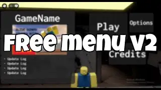 Roblox studio main menu V2 (FREE MODEL)