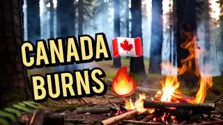 Arson season just kicked off in Canada, why is Canada burning to the Ground !, climate change BS