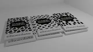 PACKAGING DESIGN - DARK Chocolate - Adobe illustrator CC