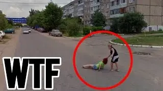 WTF cosas cogido en Google Street View
