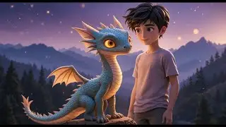 Eli & the dragon🐉✨️|A magical friendship in 3d animation| dragon & boy by Animate dimension
