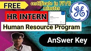 Human Resource Program | GE human resource program | HR skills