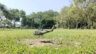 Trex500級🇹🇼UH-1H練習起飛降落