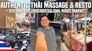 BANGKOK VLOG: Trying Authentic Thai Massage, Seafood Resto & Visiting Owl Market| Ivan de Guzman