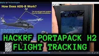 ✈️ HackRF Portapack H2: Track Planes / Helicopters