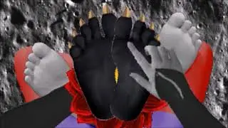 Ultrawoman Holly Traps and Tickles Ultraman Tregear in her Magic Flower