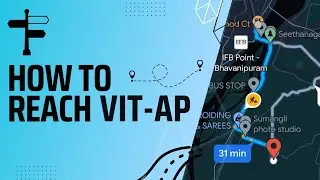 Route to VIT-ap .How to reach Vit ap