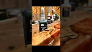 O3a Black CA Glue to Fill a Gap In Oak #woodwork #caglue