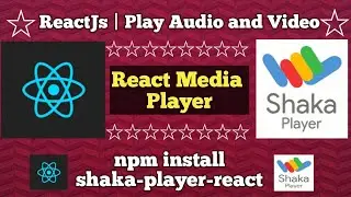 React Media Player | How to Play Audio and Video in React | Shaka Player Best Media Player  Library
