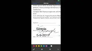 Signing and Annotating a PDF with iPhone Mail App for Free