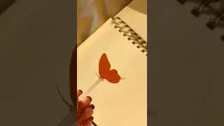 DIY mini butterfly bookmark🦋